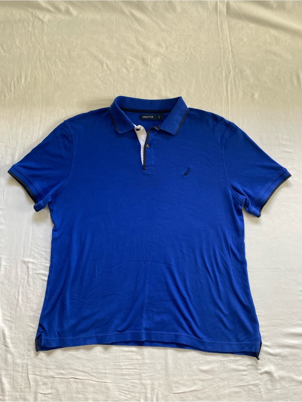 Nautica Men’s Royal Blue Polo Shirt - Size L